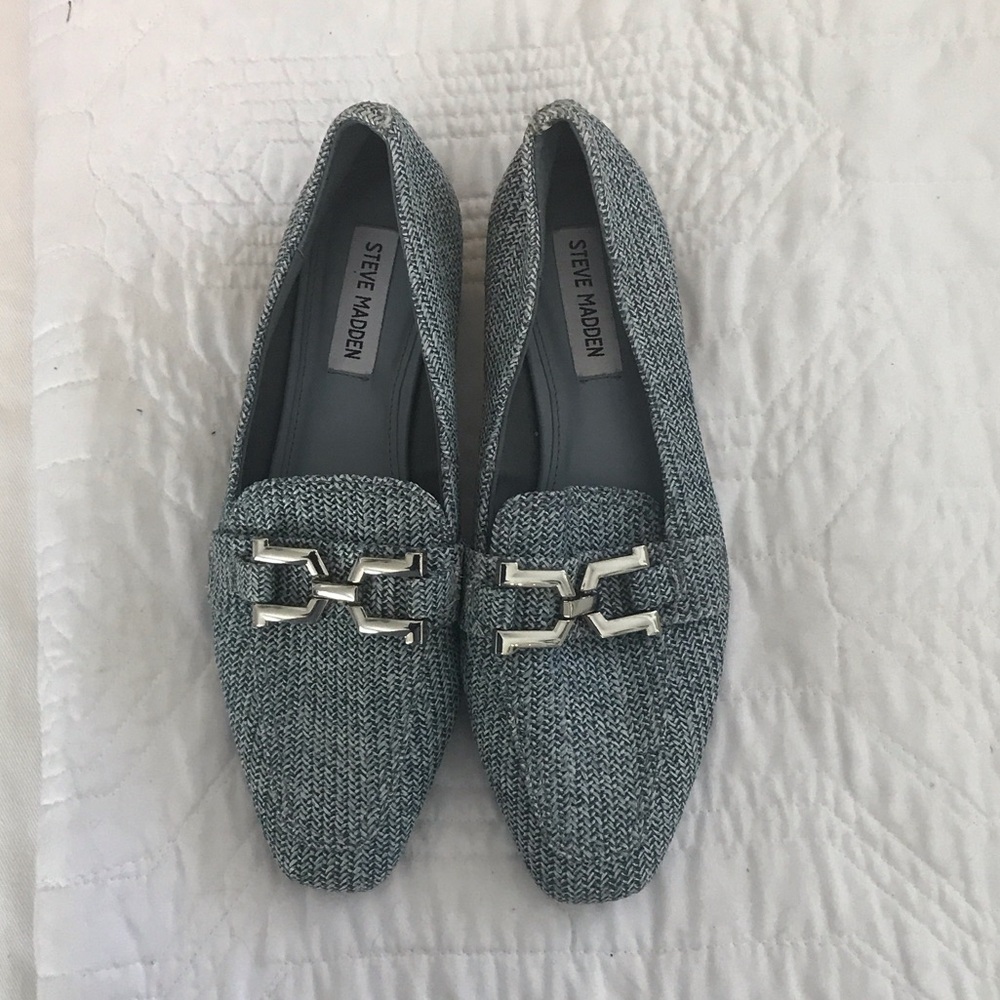 Steve Madden Textured gray/blue loafers
Never worn
No box
A